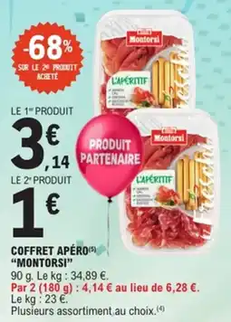 E.Leclerc Coffret apéro montorsi offre