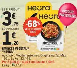 E.Leclerc Émincés végétal heura offre