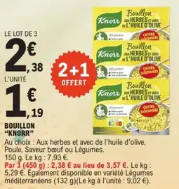 E.Leclerc Bouillon knorr offre
