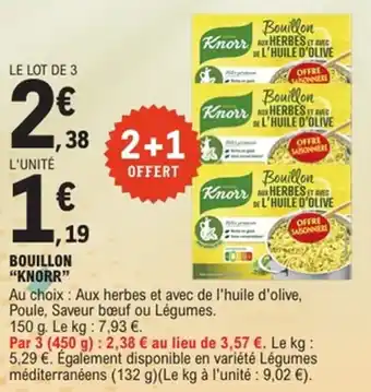 E.Leclerc Bouillon knorr offre