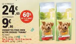 E.Leclerc Croquettes pour chien active friskies purina offre