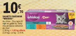 E.Leclerc Sachets fraîcheur whiskas offre