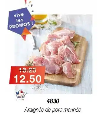 Croque Gel Araignée de porc marinée offre