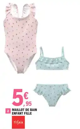 E.Leclerc Maillot de bain enfant fille offre