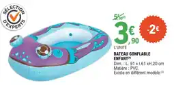E.Leclerc Bateau gonflable enfant offre