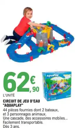 E.Leclerc Circuit de jeu d'eau aquaplay offre