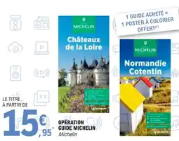 E.Leclerc Opération guide michelin offre