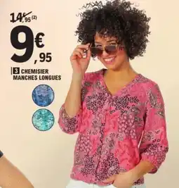 E.Leclerc Chemisier manches longues offre