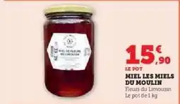 Hyper U MIEL LES MIELS DU MOULIN offre