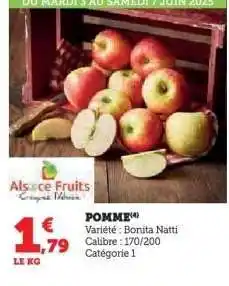 Hyper U POMME offre