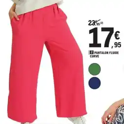 E.Leclerc Pantalon fluide curve offre