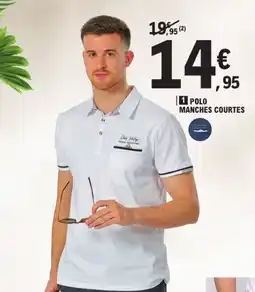 E.Leclerc Polo manches courtes offre