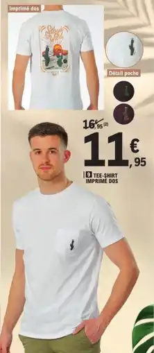 E.Leclerc Tee shirt imprimé dos offre