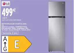 Intermarché Réfrigérateur 2 portes lg offre