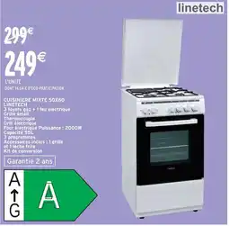 Intermarché Cuisiniere mixte 50x60 linetech offre