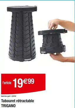 Carrefour Tabouret rétractable trigano offre