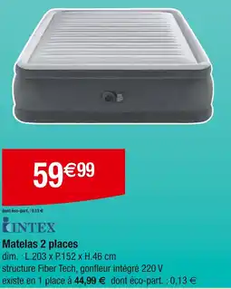 Carrefour Matelas 2 places offre