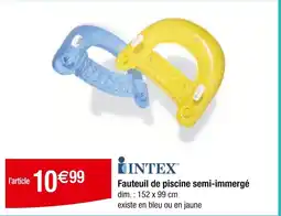 Carrefour Fauteuil de piscine semi immergé offre