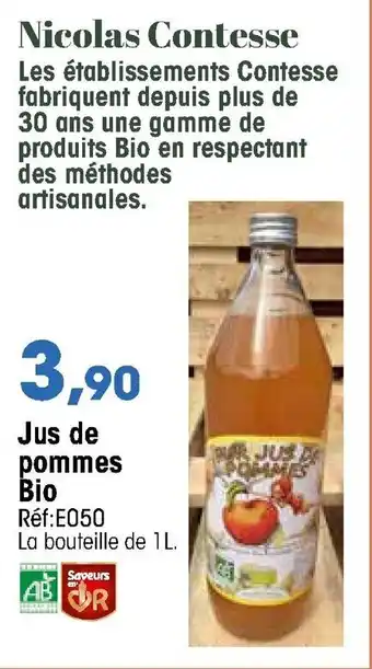 Croque Gel Jus de pommes bio offre