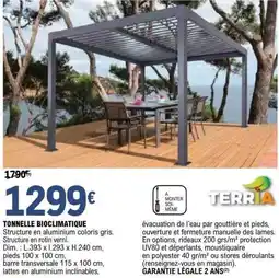 E.Leclerc Brico Tonnelle bioclimatique offre