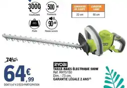 E.Leclerc Brico Taille haies électrique 500w offre