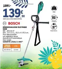 E.Leclerc Brico Débroussailleuse électrique 950w offre