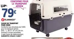 E.Leclerc Brico Caisse de transport pour chien offre