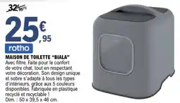 E.Leclerc Brico Maison de toilette biala offre