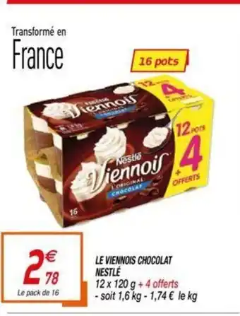 Netto Le viennois chocolat nestlé offre