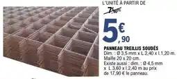 E.Leclerc Brico Panneau treillis soudés offre
