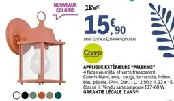 E.Leclerc Brico Applique extérieure palerme offre