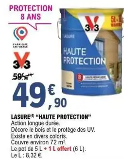 E.Leclerc Brico Lasure haute protection offre