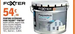 E.Leclerc Brico Peinture extérieure pour façade foxter offre