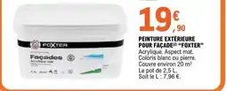 E.Leclerc Brico Peinture extérieure pour façade foxter offre