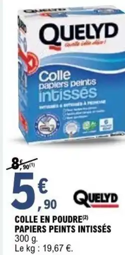 E.Leclerc Brico Colle en poudre papiers peints intissés offre
