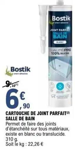 E.Leclerc Brico Cartouche de joint parfait salle de bain offre