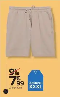 Carrefour Le bermuda offre