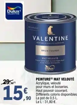 E.Leclerc Brico Peinture mat velouté offre
