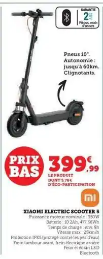 Hyper U Xiaomi Electric Scooter 5 offre
