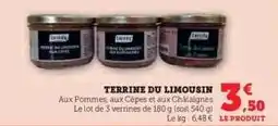 Hyper U TERRINE DU LIMOUSIN offre