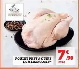 Hyper U POULET PRET A CUIRE LA MEUZACOISE offre