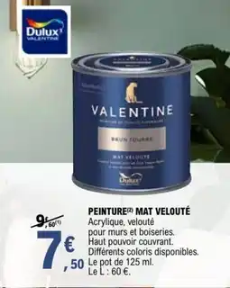 E.Leclerc Brico Peinture mat velouté offre