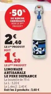 LIMONADE ARTISANALE LE PÈRE DEFRANCE