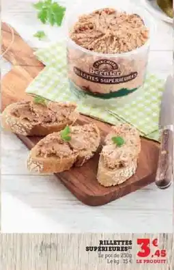 Hyper U Rillettes Supérieures offre