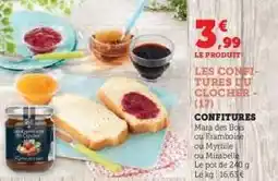 Hyper U LES CONFITURES DU CLOCHER offre