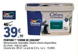 E.Leclerc Brico Peinture crème de couleur offre