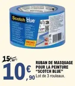 E.Leclerc Brico Ruban de masquage pour la peinture scotch blue offre