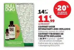 Super U Coffret Soin Hydratant+Deo Bulldog offre