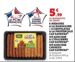 Super U Cap Saveurs Sausages offre