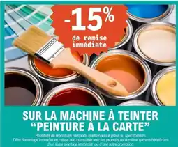E.Leclerc Brico Sur la machine à teinter peinture à la carte offre